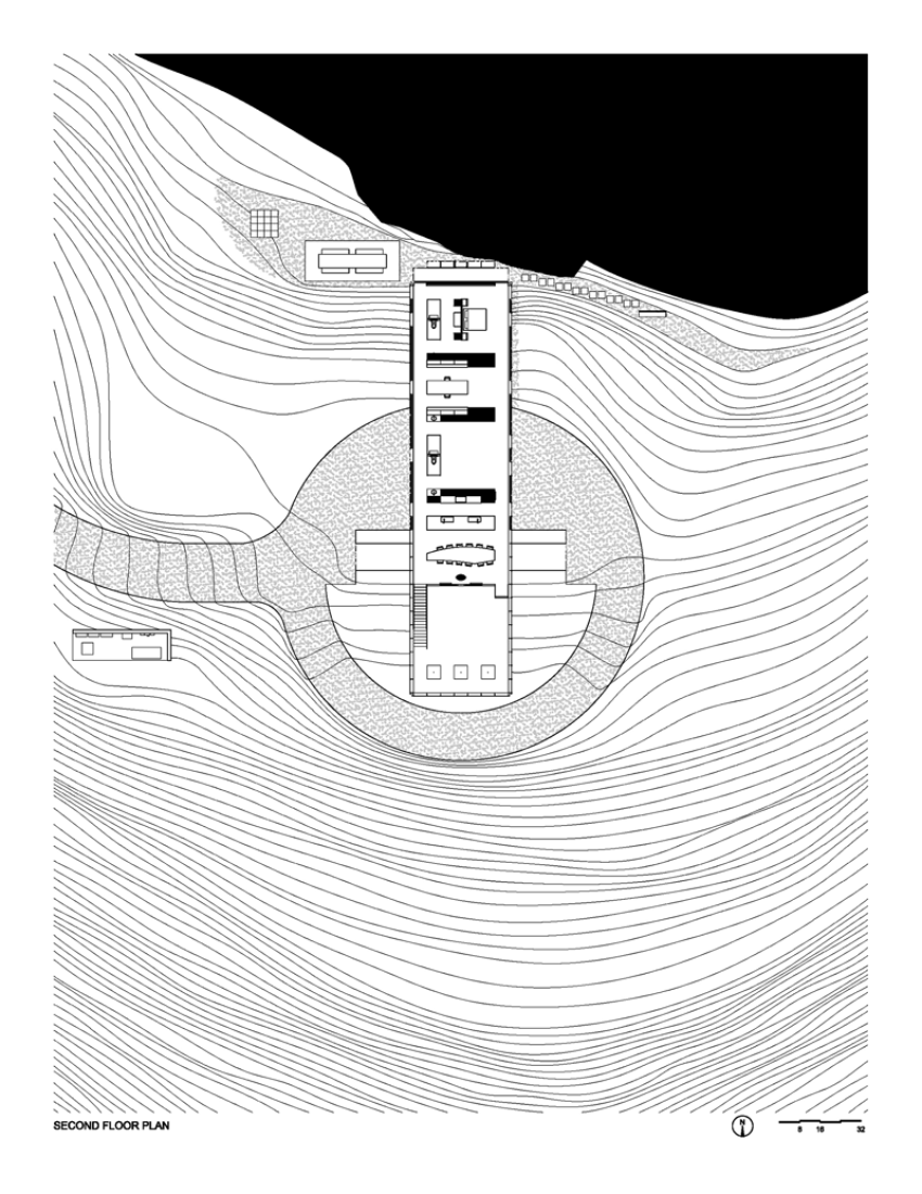 Planta 1. Casa Shokan por Jay Bargmann.
