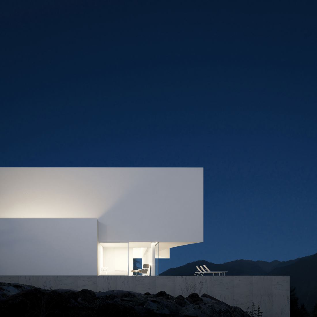 Visualización. Villa W por SHOVK.