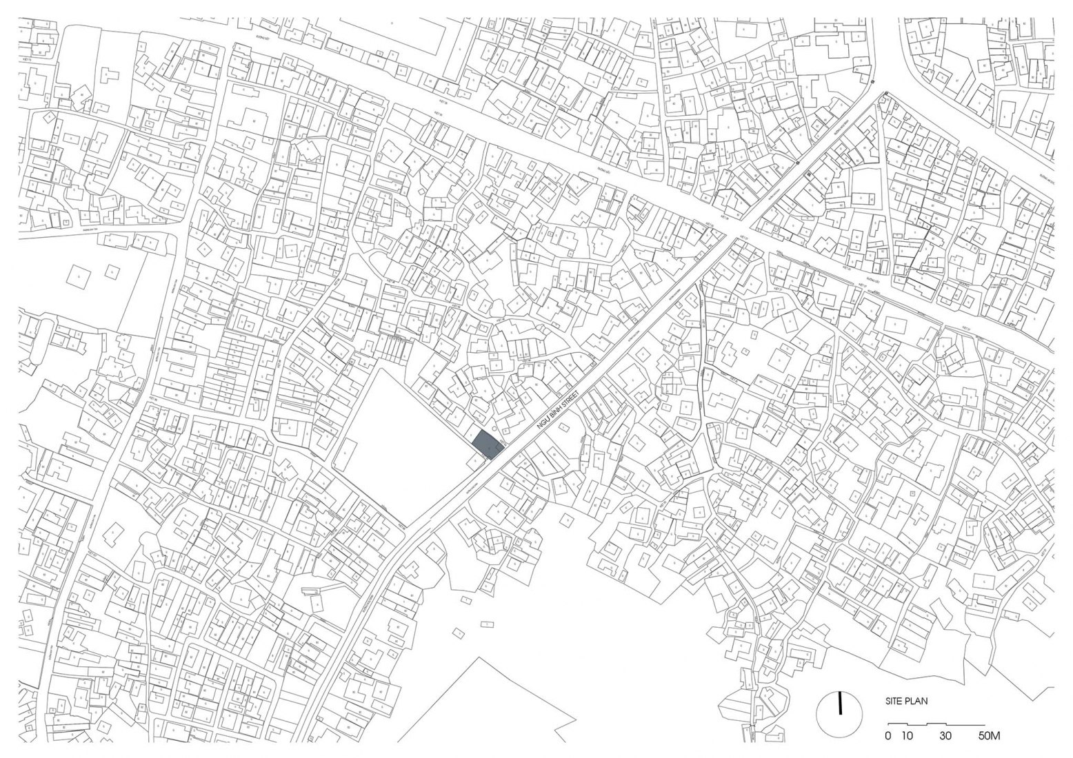 Site plan. P&T House by SILAA Architects and BHA Studio
