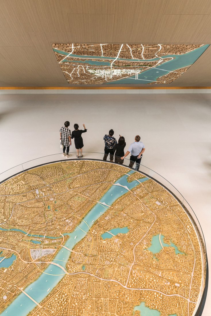 Exhibition gallery. SINO-OCEAN. Oriental Worldview Sales Center. Photograph by Yuchen Chao. Copyright by Waterfrom Design 
