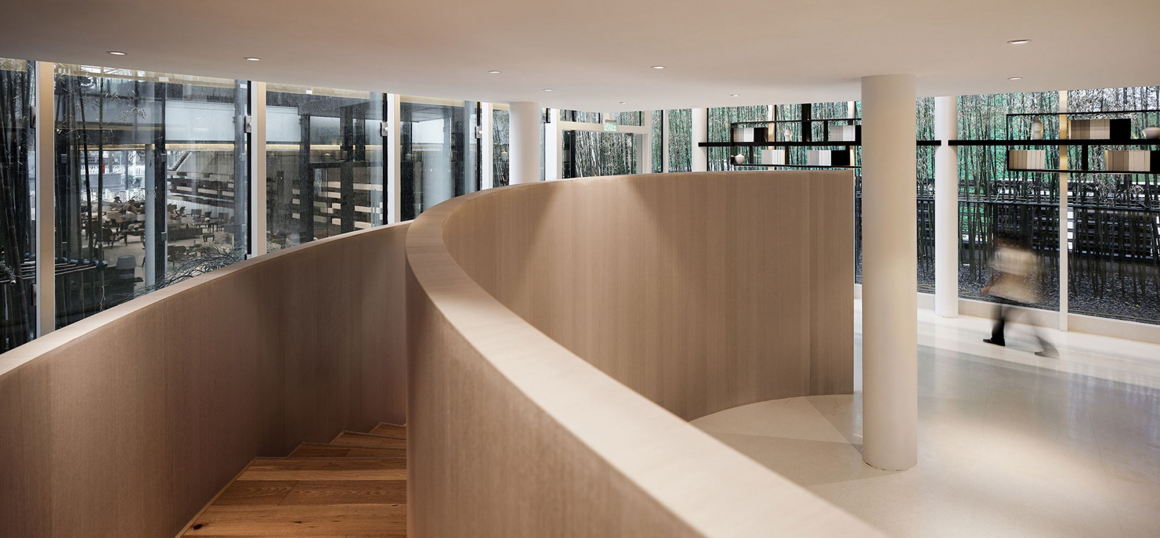 B1 aisle. SINO-OCEAN. Oriental Worldview Sales Center. Photograph by Yuchen Chao. Copyright by Waterfrom Design 