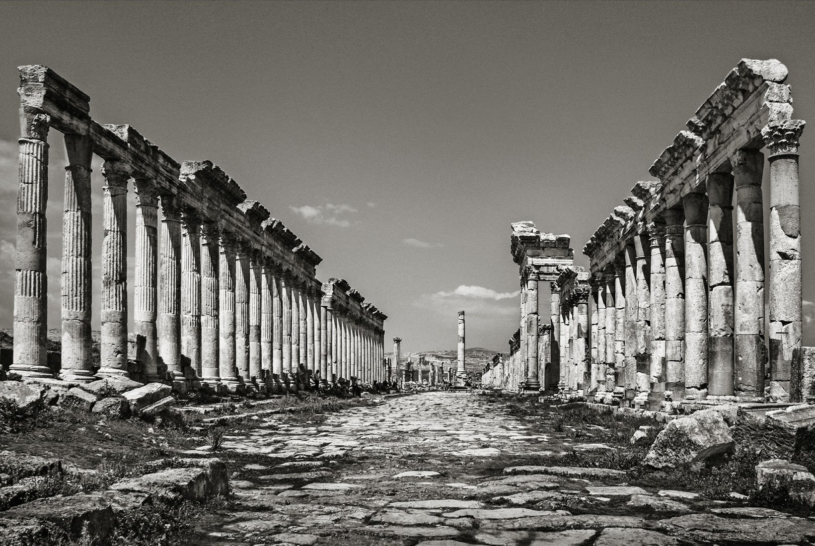 Aphamea 1. Siria, una exposición de Pío Cabanillas. Imagen cortesía de La Fábrica