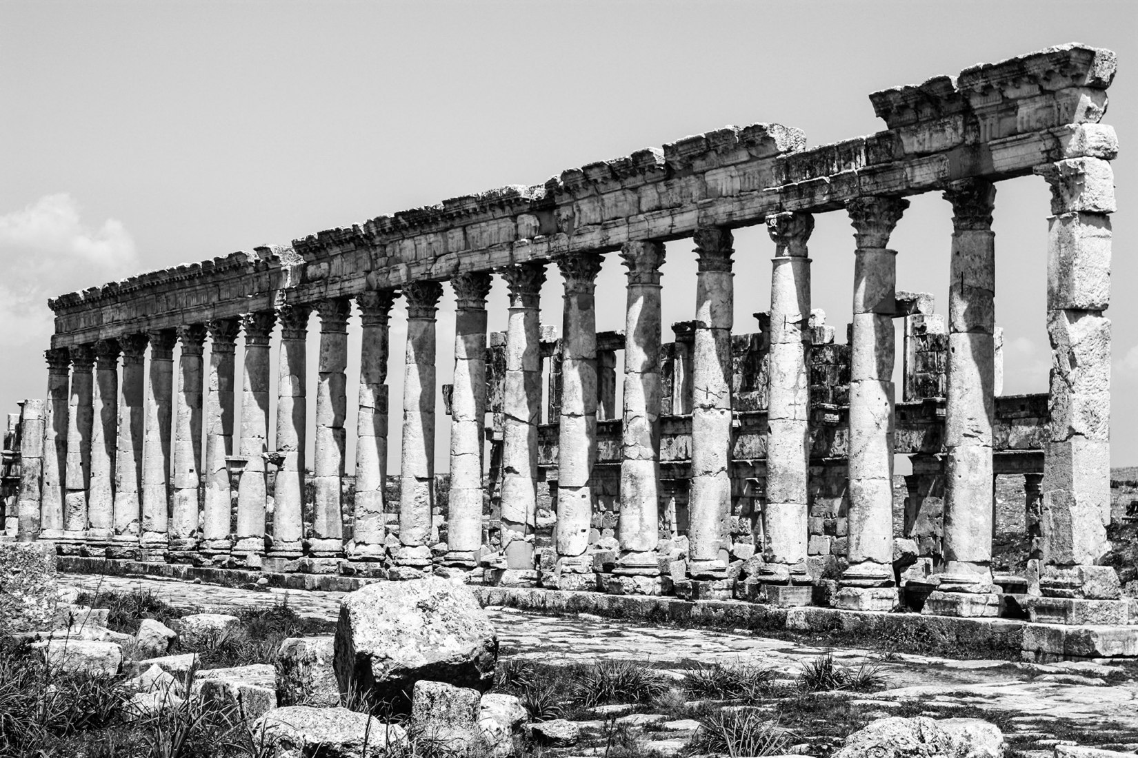 Aphamea 4. Siria, una exposición de Pío Cabanillas. Imagen cortesía de La Fábrica