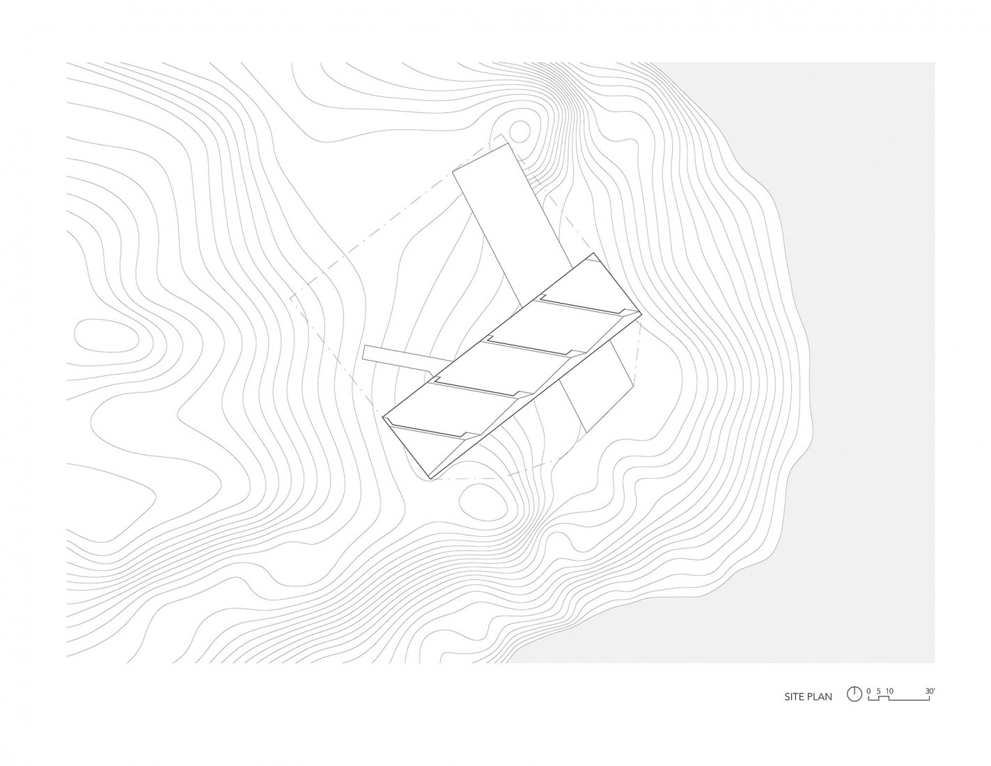 Site plan. Sky House by Julia Jamrozik and Coryn Kempster. Courtesy of architects
