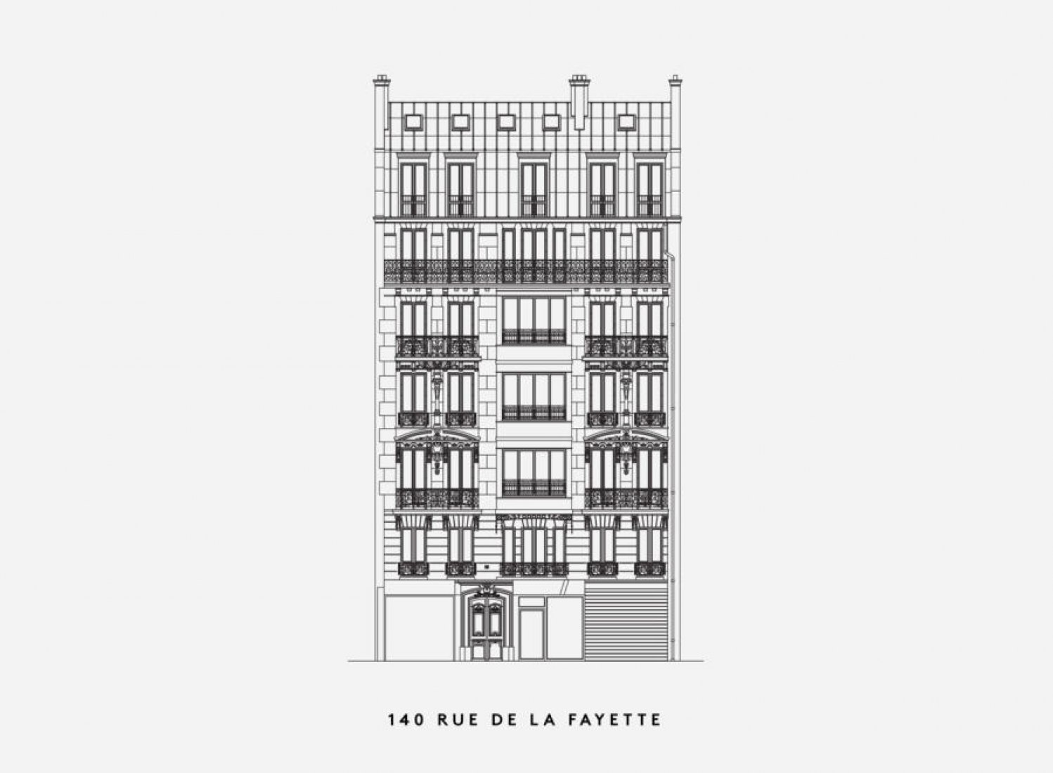 140 rue de la Fayette. Paris Haussmann. Modèle de ville/Modelo de ciudad. Imagen © cortesía de LAN 