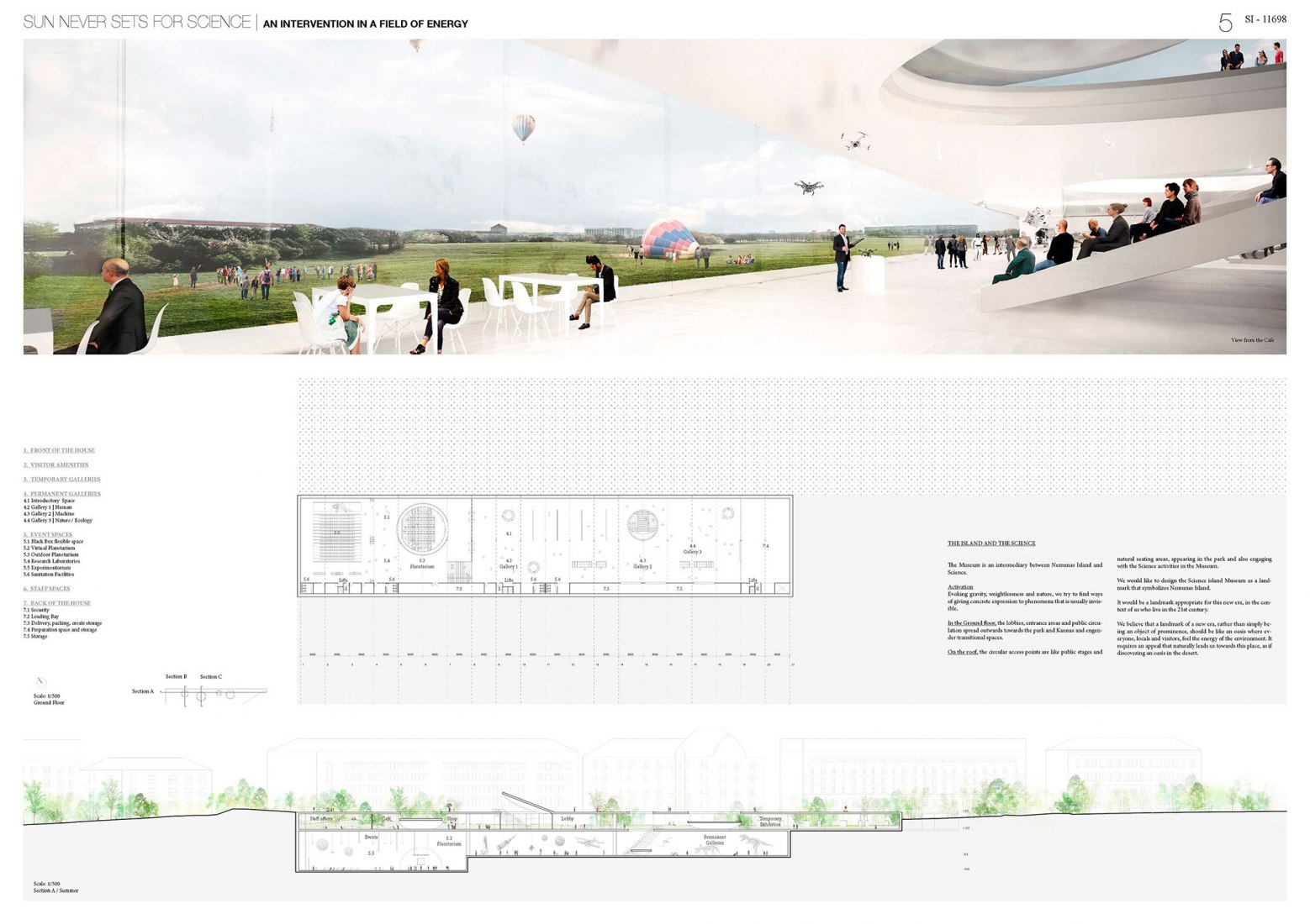 Panel de concurso. © SMAR Architecture Studio. 