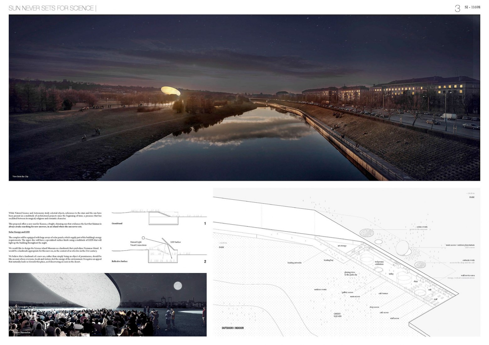 Panel de concurso. © SMAR Architecture Studio. 