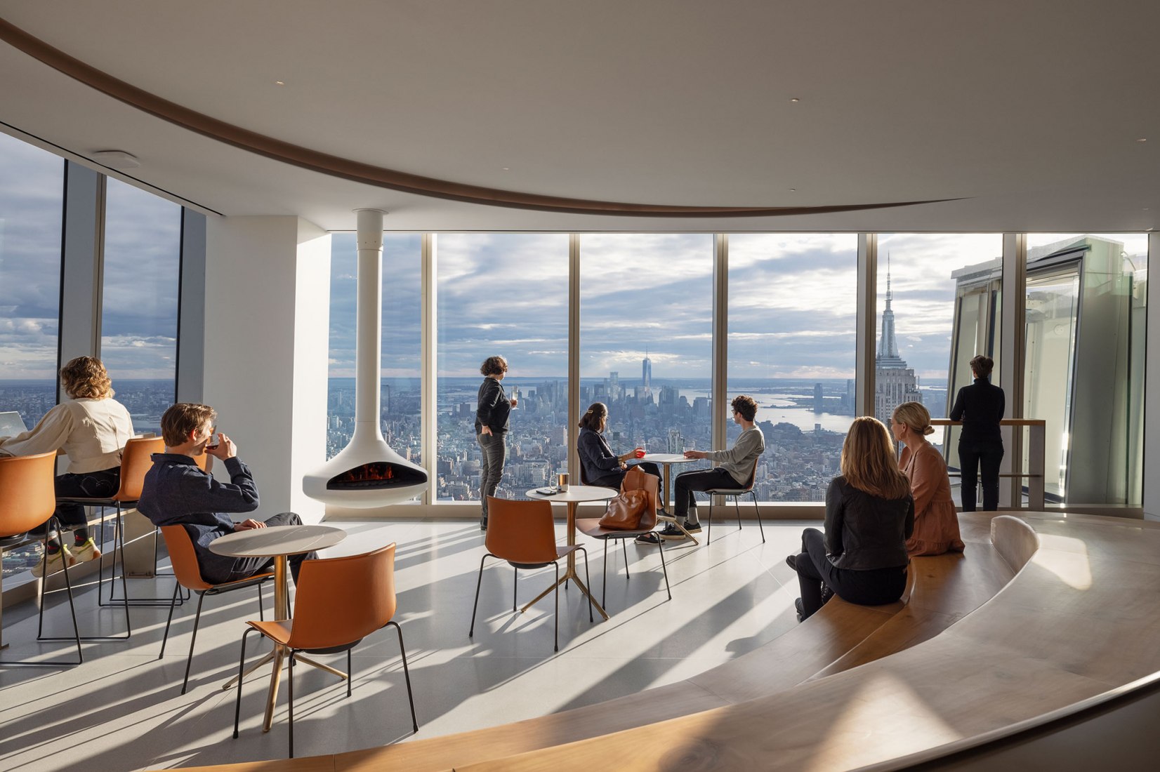 SUMMIT One Vanderbilt Observatory by Snøhetta. Photograph by Michael Grimm