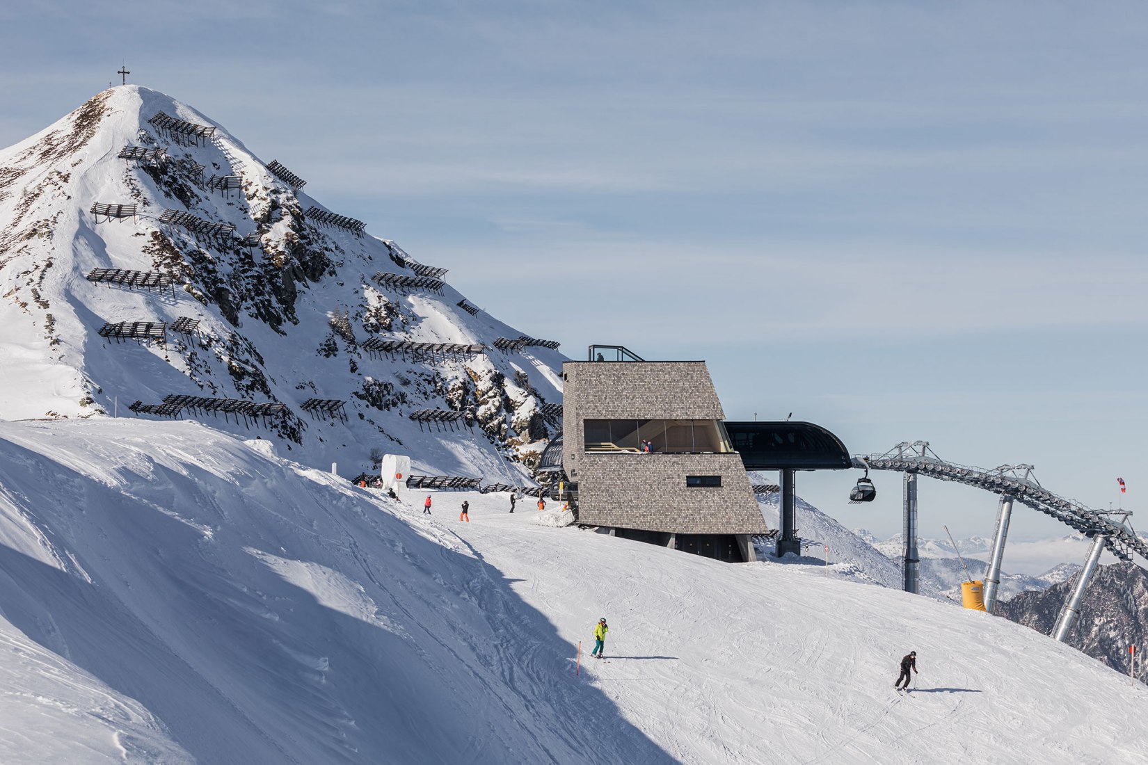 Top of Alpbachtal Tower by Snøhetta. Photograph by Christian Flatscher.