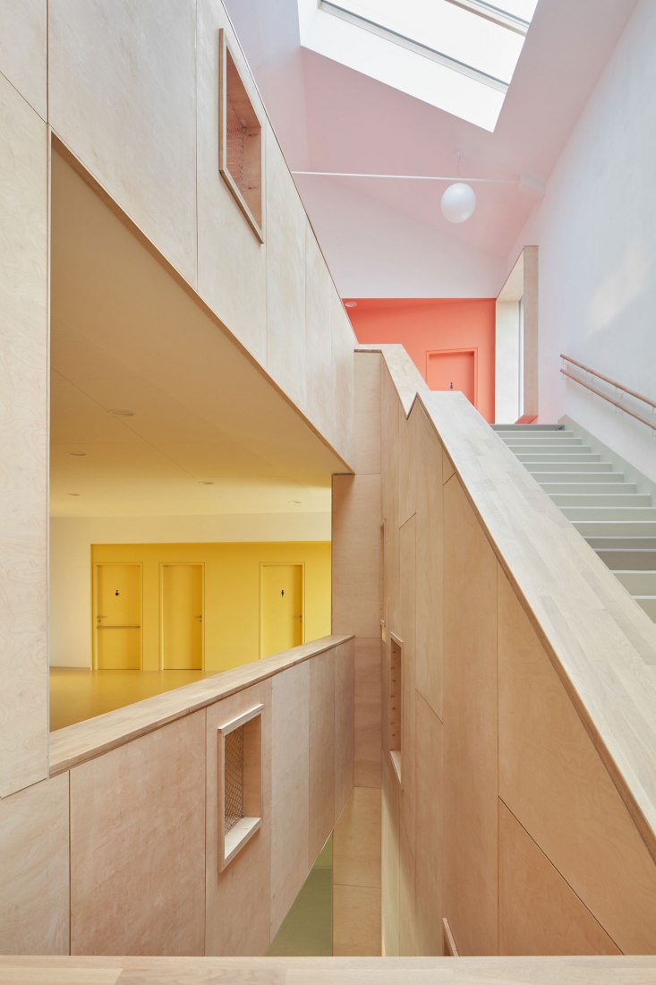 Elementary School Amos for Psáry and Dolní Jirčany by SOA architekti. Photograph by BoysPlayNice.