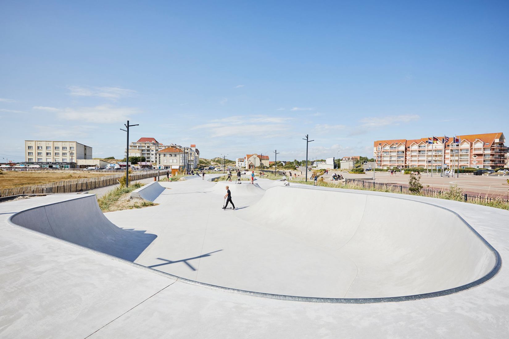 Parque de «Skate» por Espace Libre. Fotografía por Julien Falsimagne.