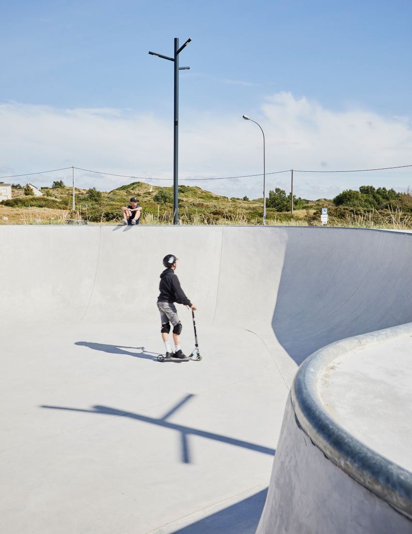 Parque de «Skate» por Espace Libre. Fotografía por Julien Falsimagne.