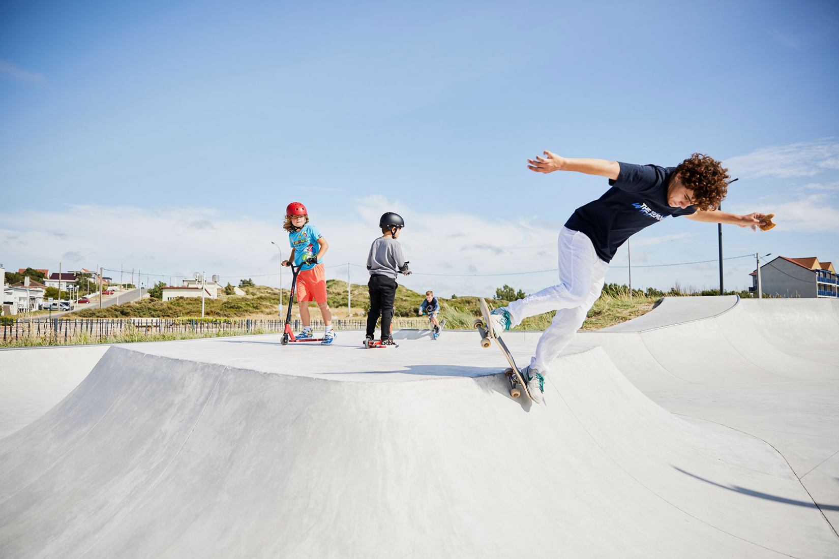 Parque de «Skate» por Espace Libre. Fotografía por Julien Falsimagne.