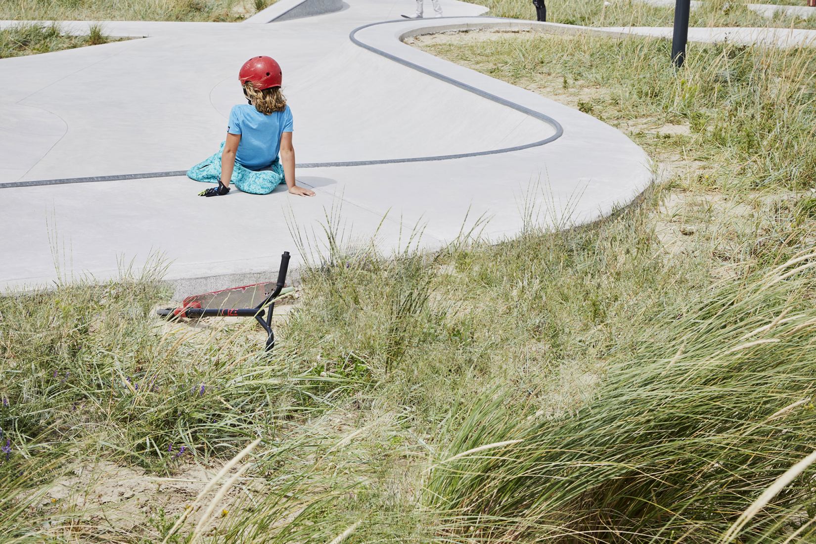 Parque de «Skate» por Espace Libre. Fotografía por Julien Falsimagne.