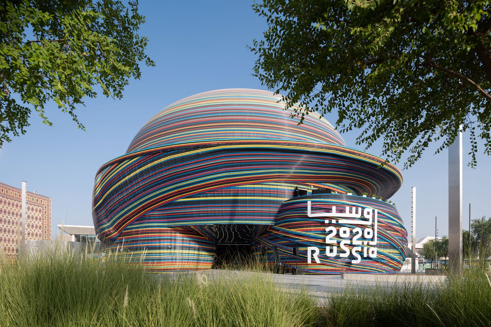 Pabellón de Rusia en EXPO Dubai 2020 por Speech. Fotografía por Ilya Ivanov.