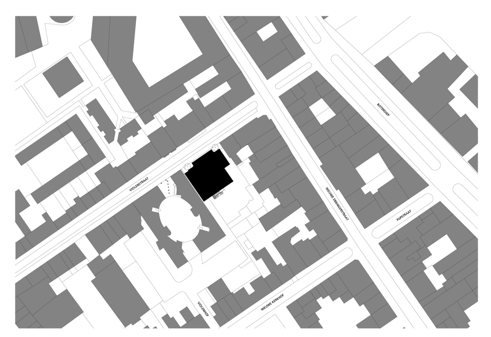 Site plan. Sports Block Groningen by Marlies Rohmer Architects & Urbanists.
