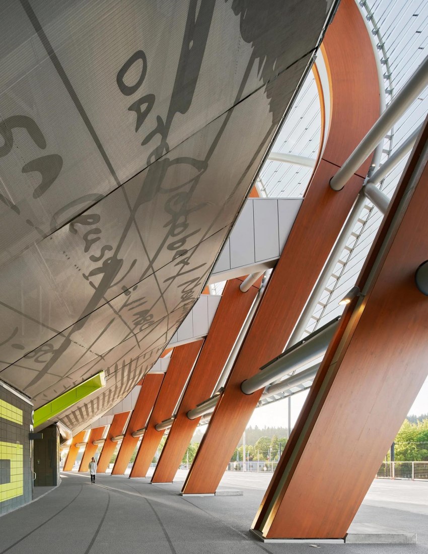 Hayward Field - University of Oregon by SRG Partnership. Photograph by Kevin Scott.