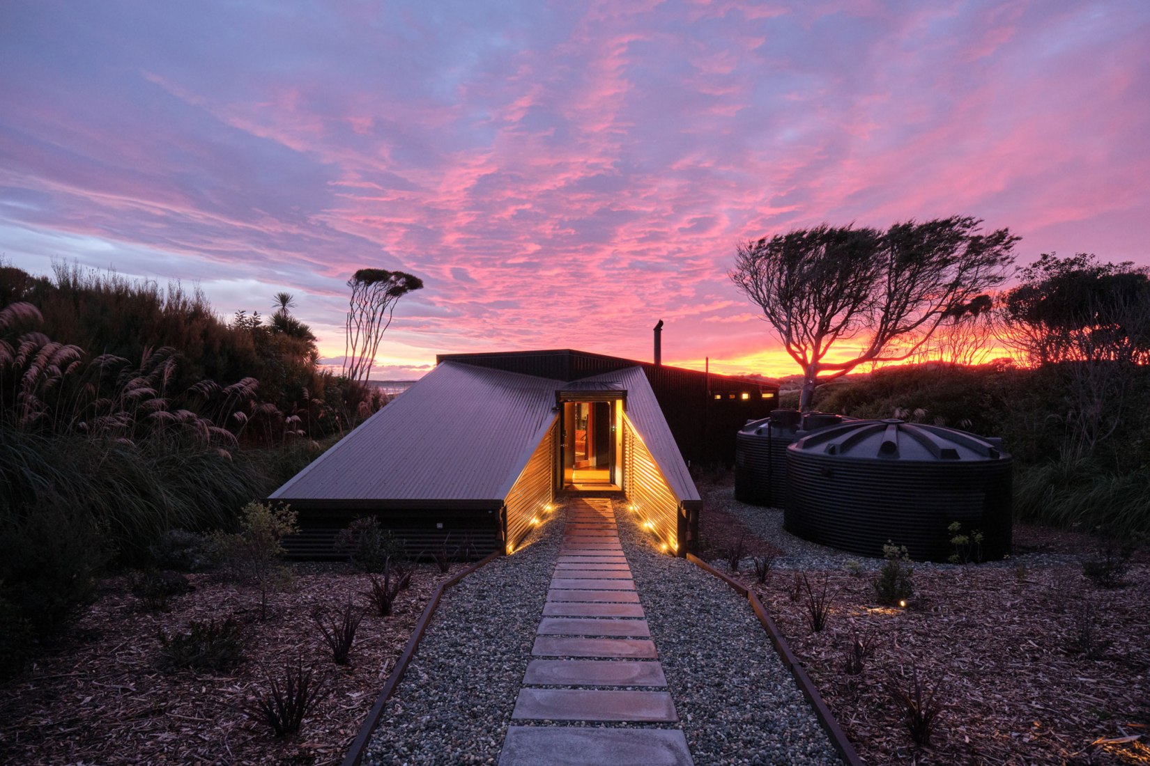 The Coast House by Stacey Farrell Architect. Photograph by Ben Ruffell