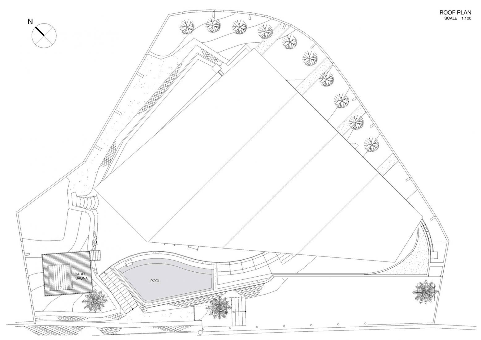 Site plan. Villa A by teamSTAR.