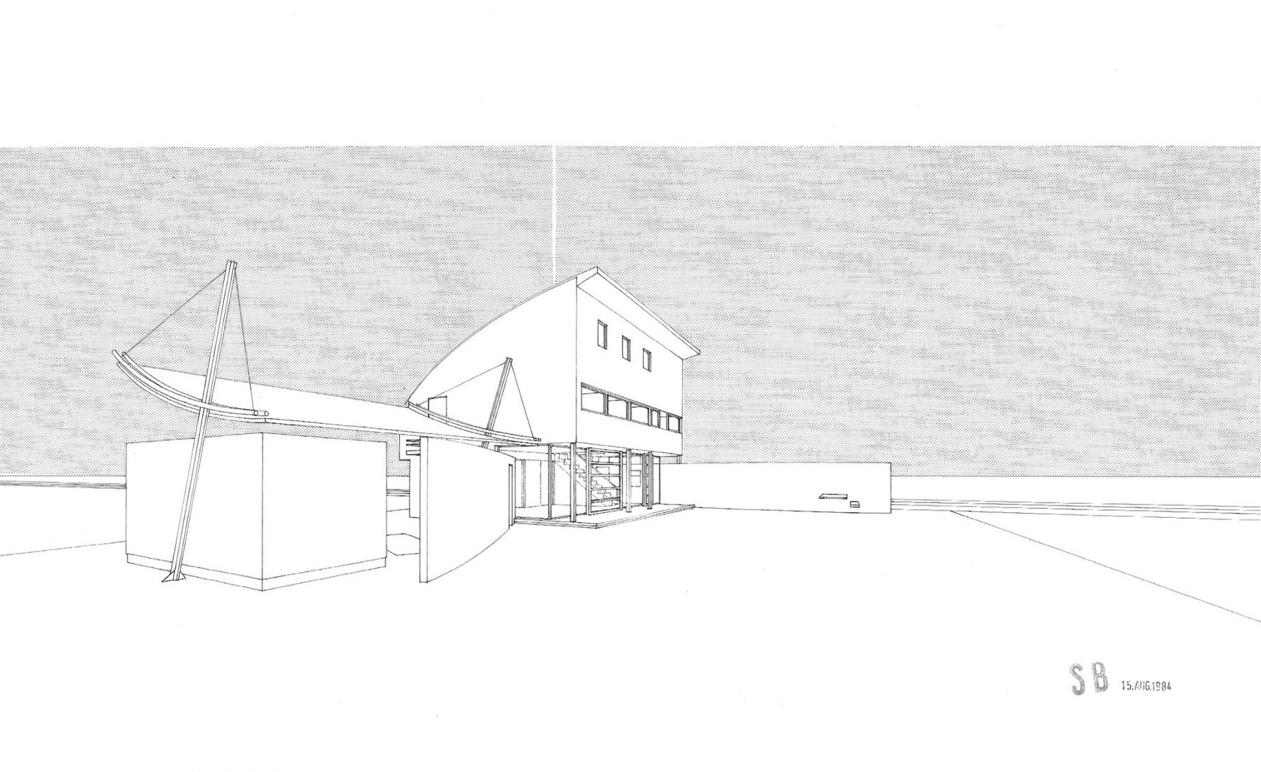 Perspectiva. Villa VP por Stèphane Beel Architects. Cortesía de Ittinerant Office. 