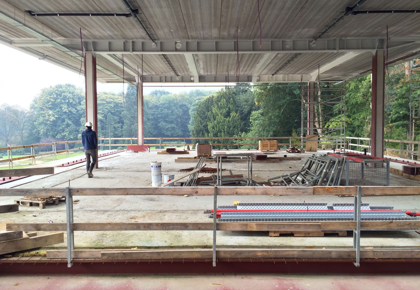 In construction. Africa Museum by Stèphane Beel Architects.