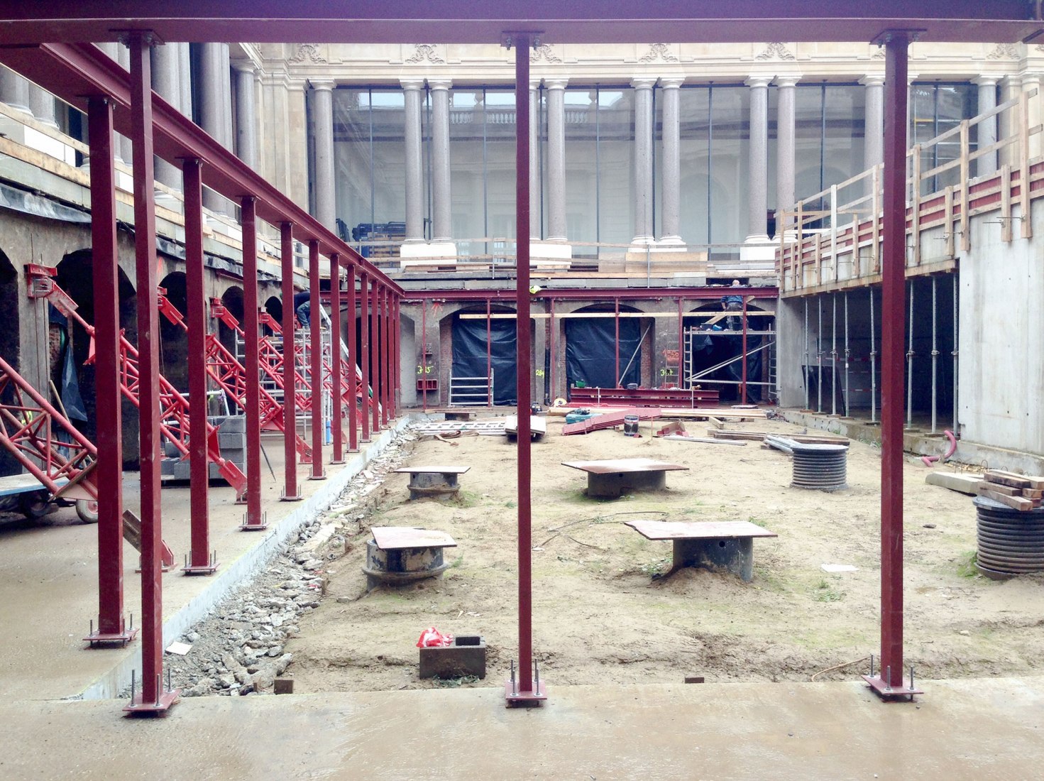 In construction. Africa Museum by Stèphane Beel Architects.