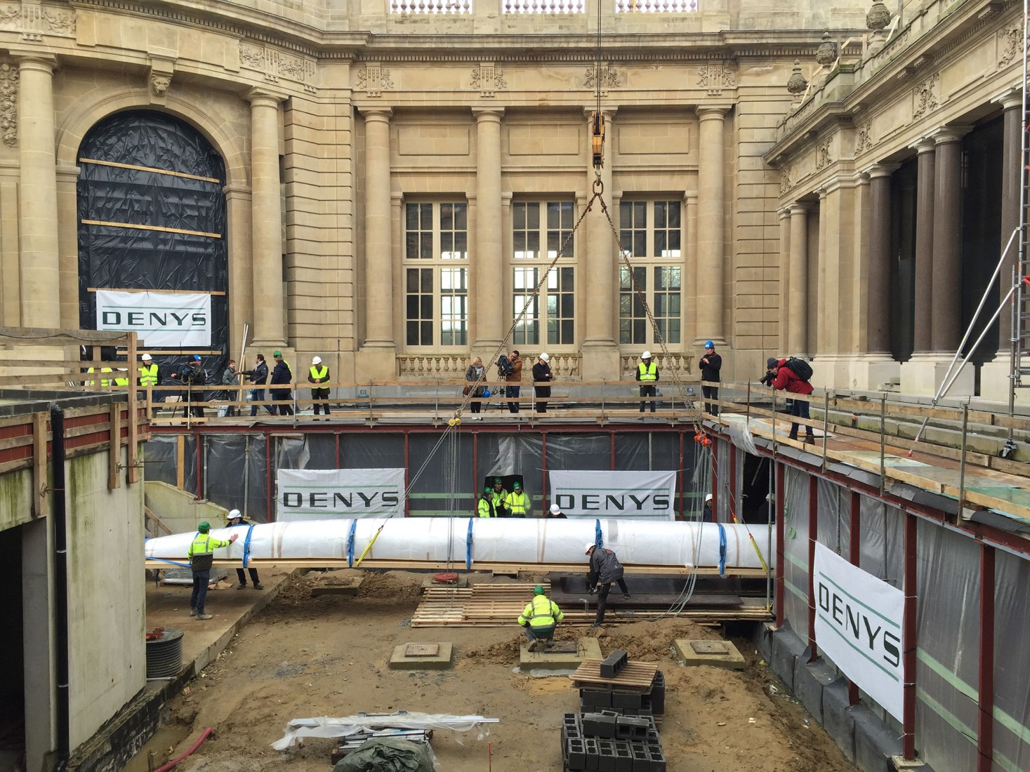 In construction. Africa Museum by Stèphane Beel Architects.