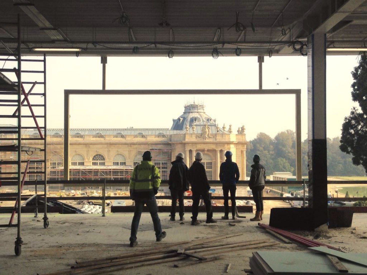 In construction. Africa Museum by Stèphane Beel Architects.
