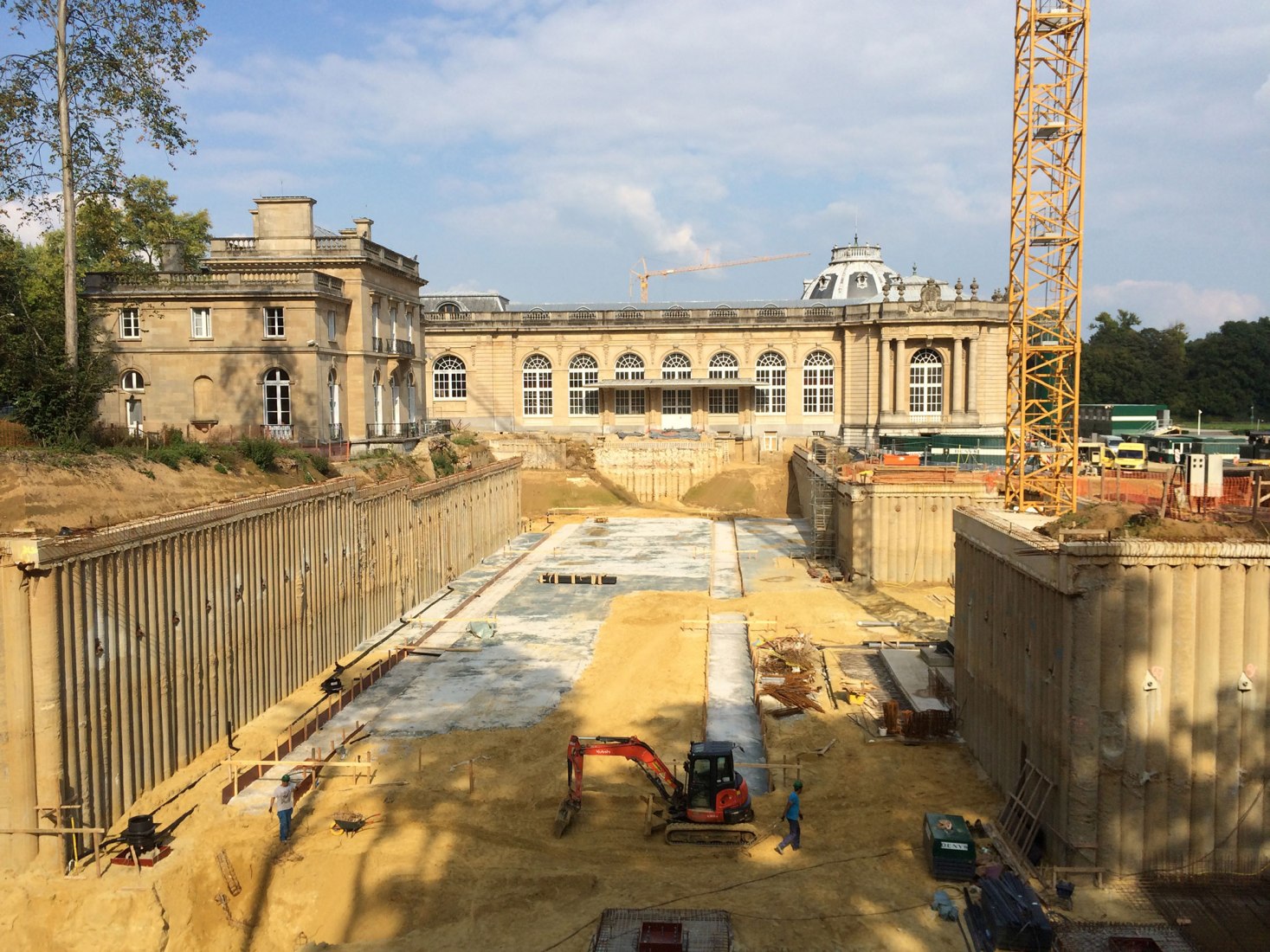 In construction. Africa Museum by Stèphane Beel Architects.