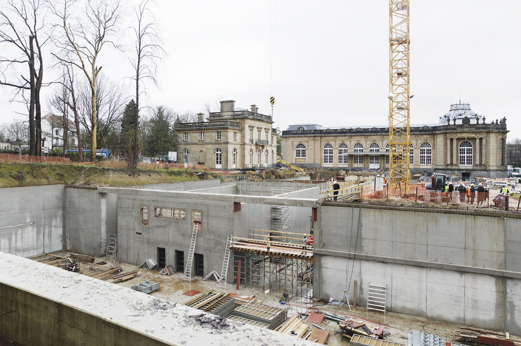 In construction. Africa Museum by Stèphane Beel Architects.