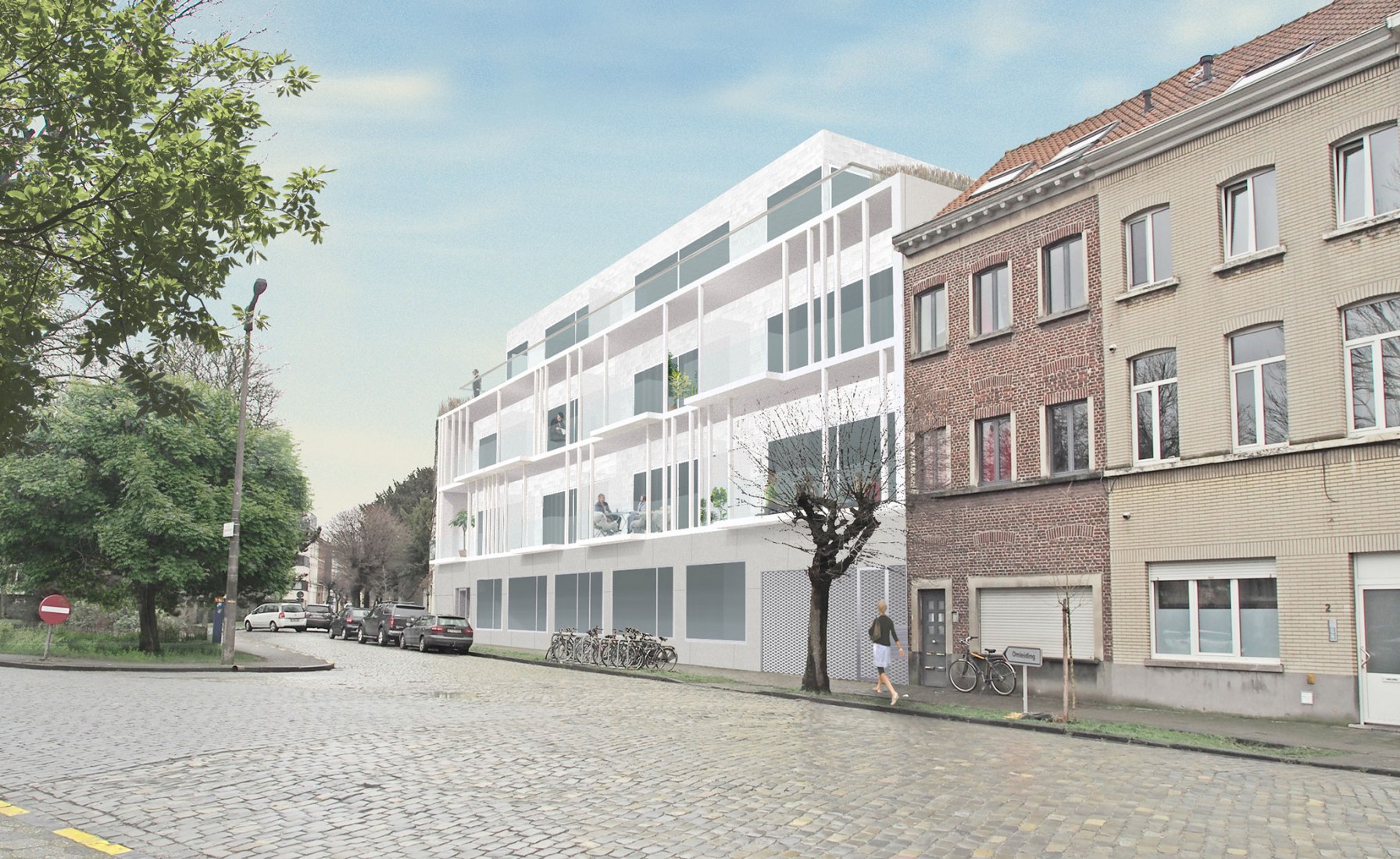 Bijlokehof en Gante. Vivienda colectiva. Cortesía de Stèphane Beel Architects.