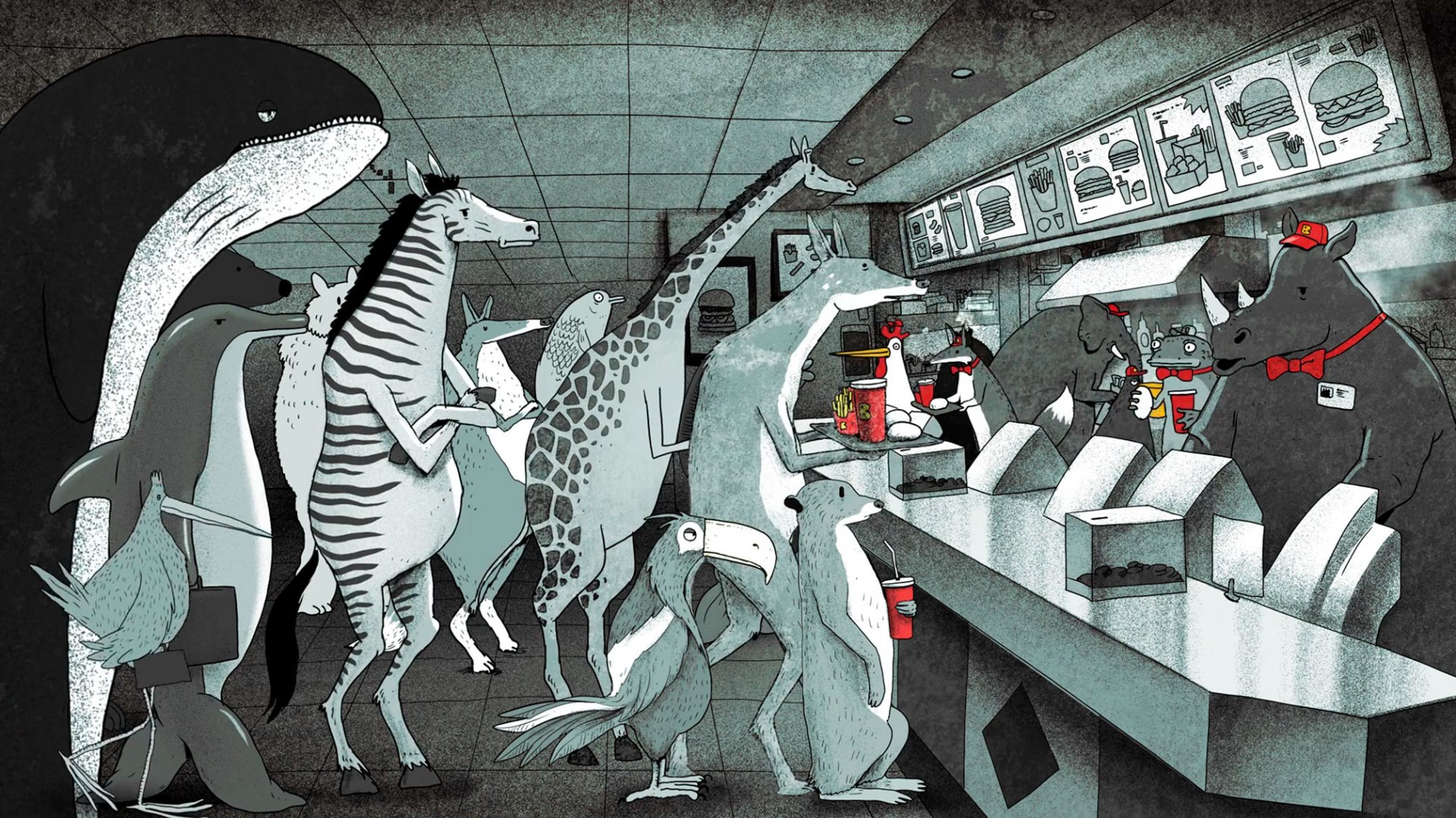 The Turning Point por Steve Cutts