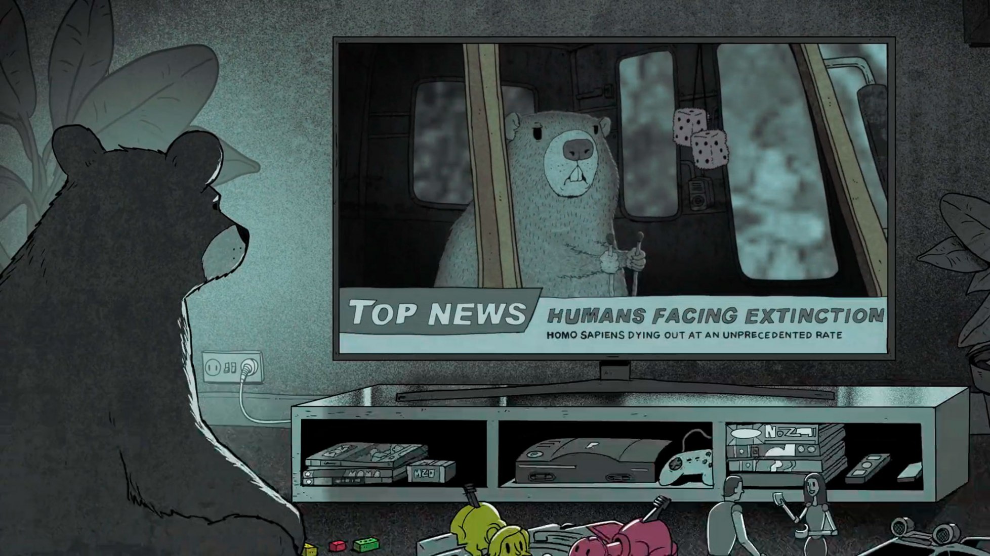 The Turning Point por Steve Cutts