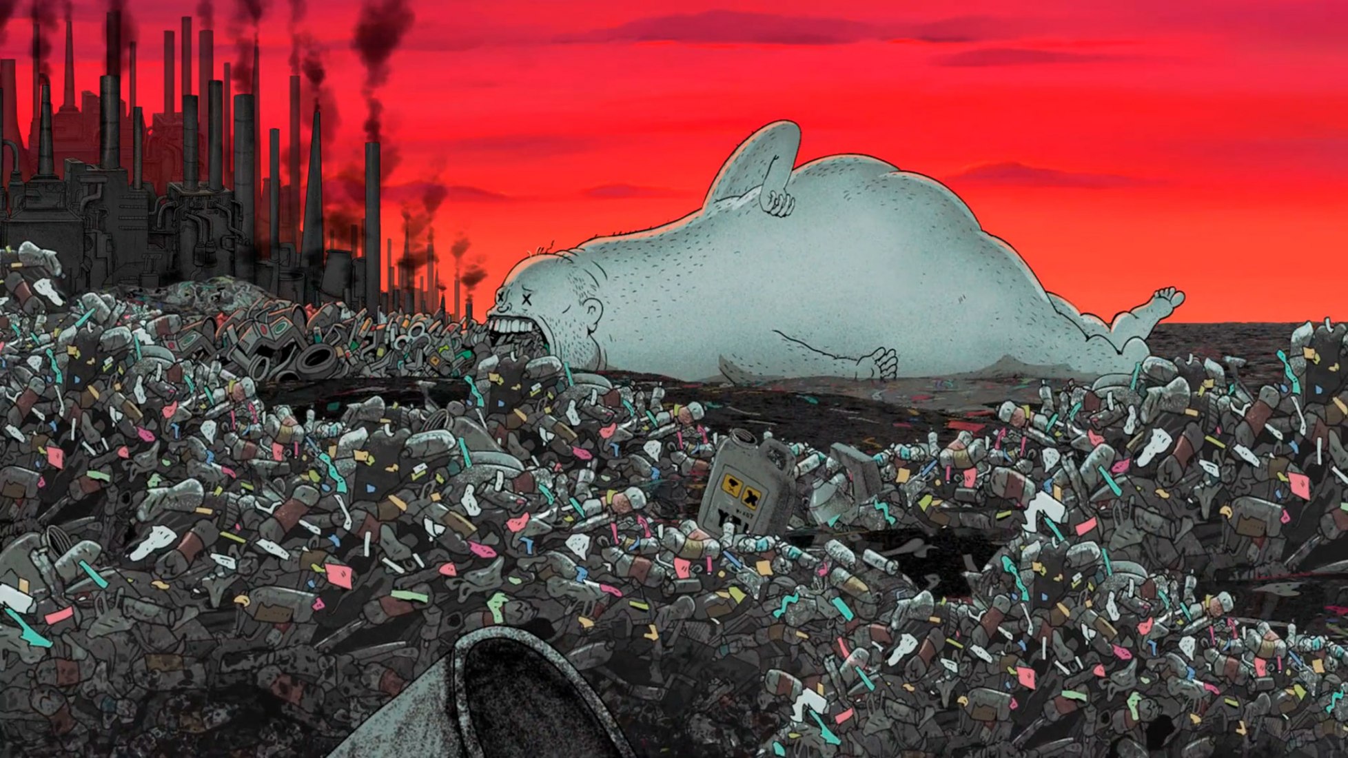 The Turning Point por Steve Cutts
