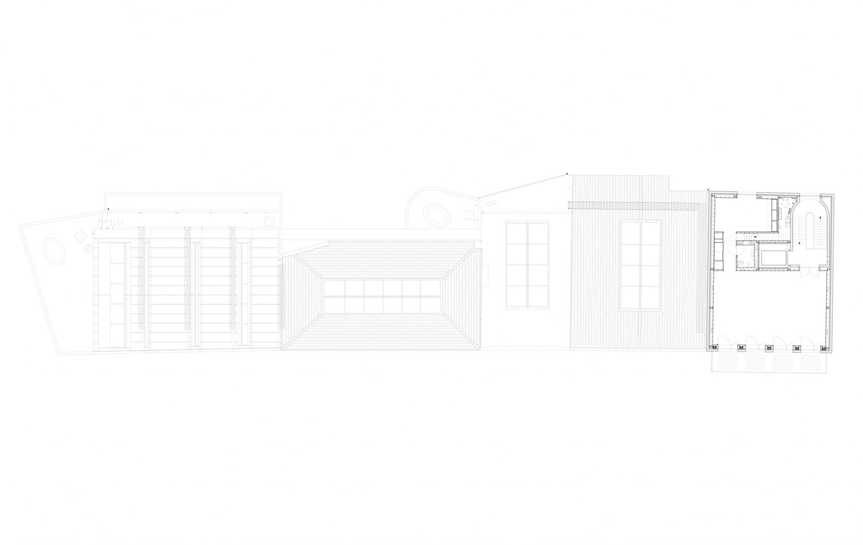 Third floor plan. Newport Street Gallery © Caruso St John Architects 2015