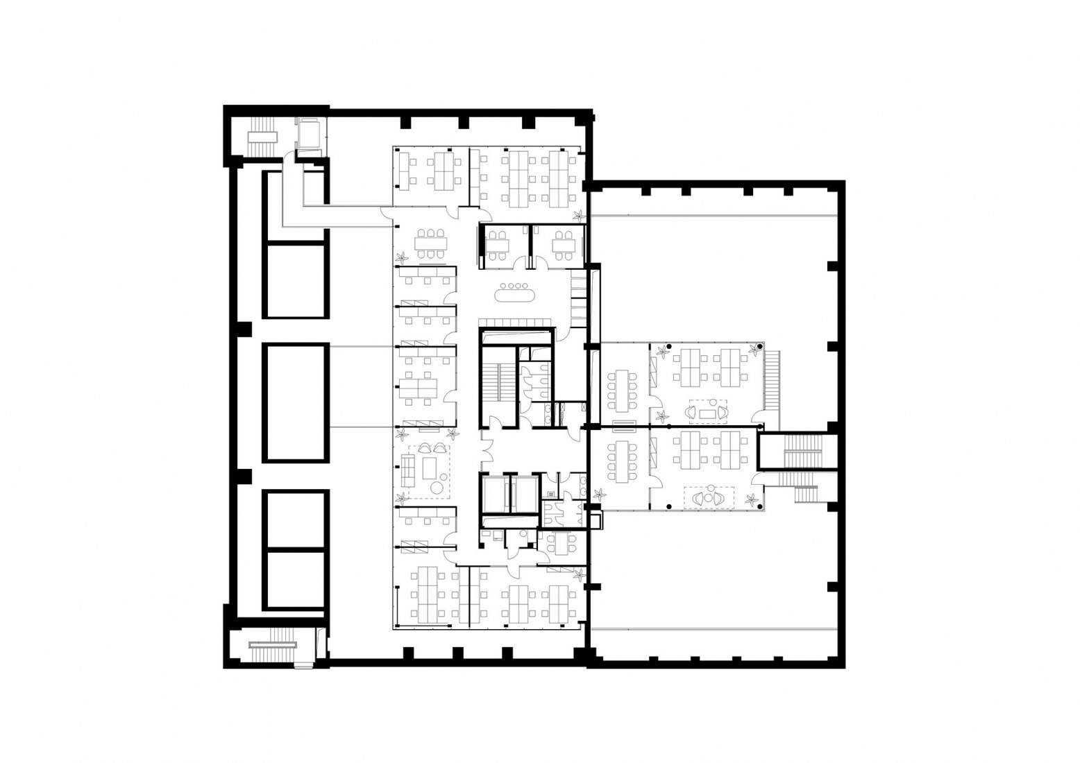 Cuarta planta. Base4Work Bratislava por Studio Perspektiv.