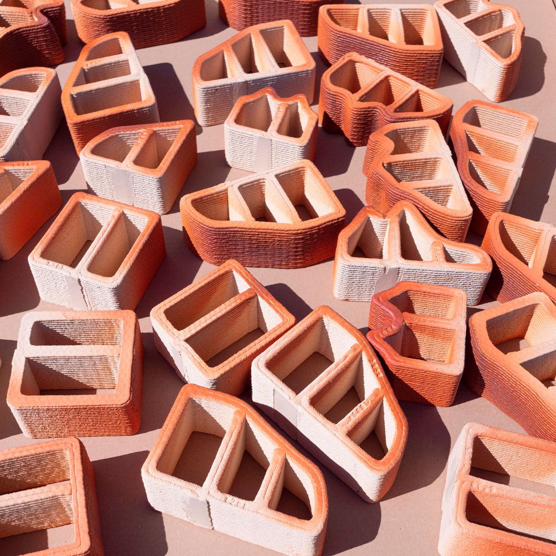 Casa de cerámica impresa en 3D por Studio RAP. Fotografía de Riccardo De Vecchi.