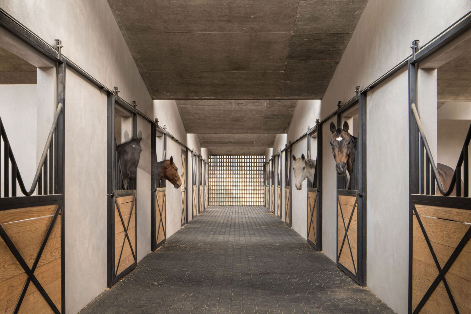 Piedra Grande Equestrian Clubhouse by Studio rc. Photograph by Cesar Belio.