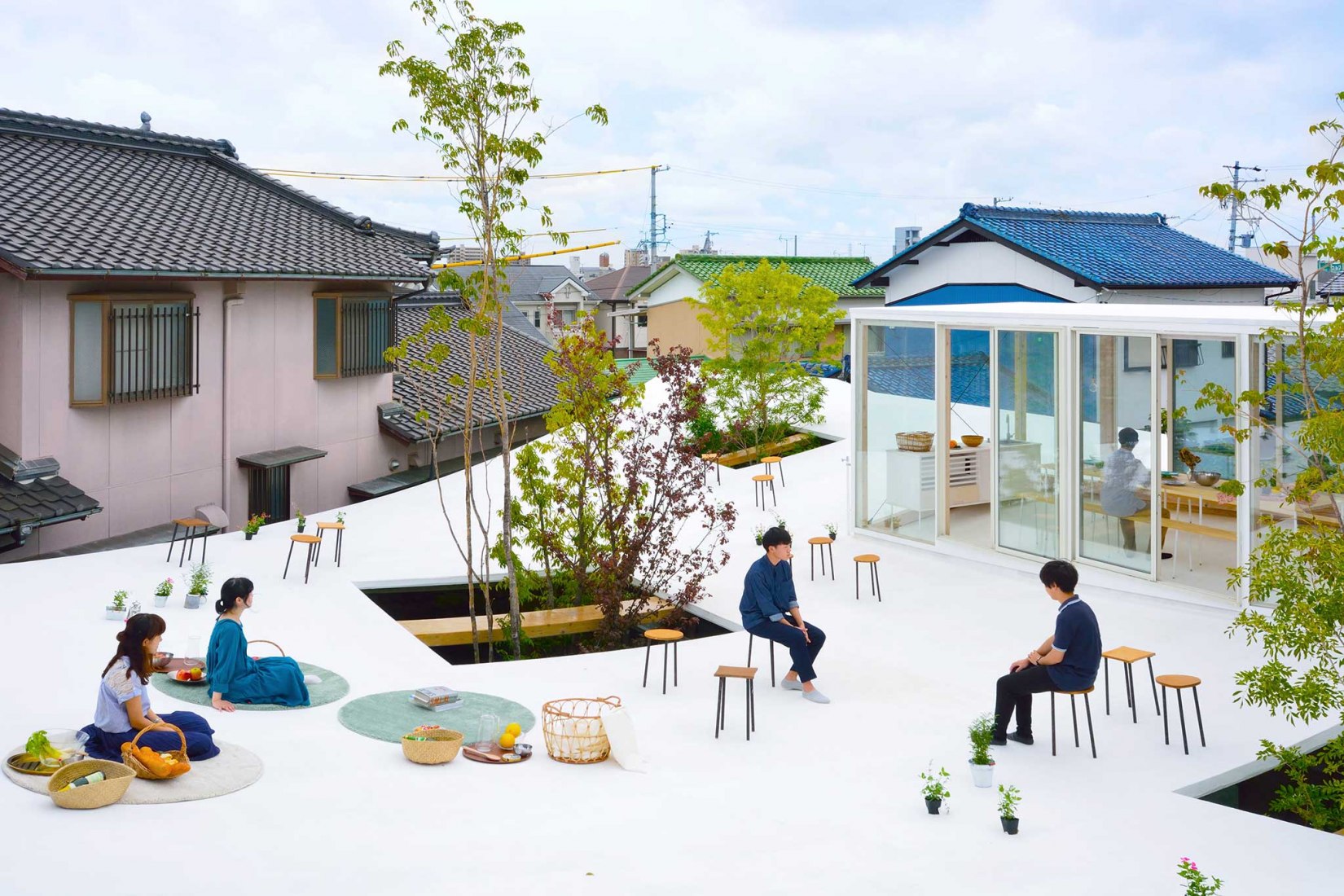 Office in Sanno by Studio Velocity. Photograph courtesy by Studio Velocity