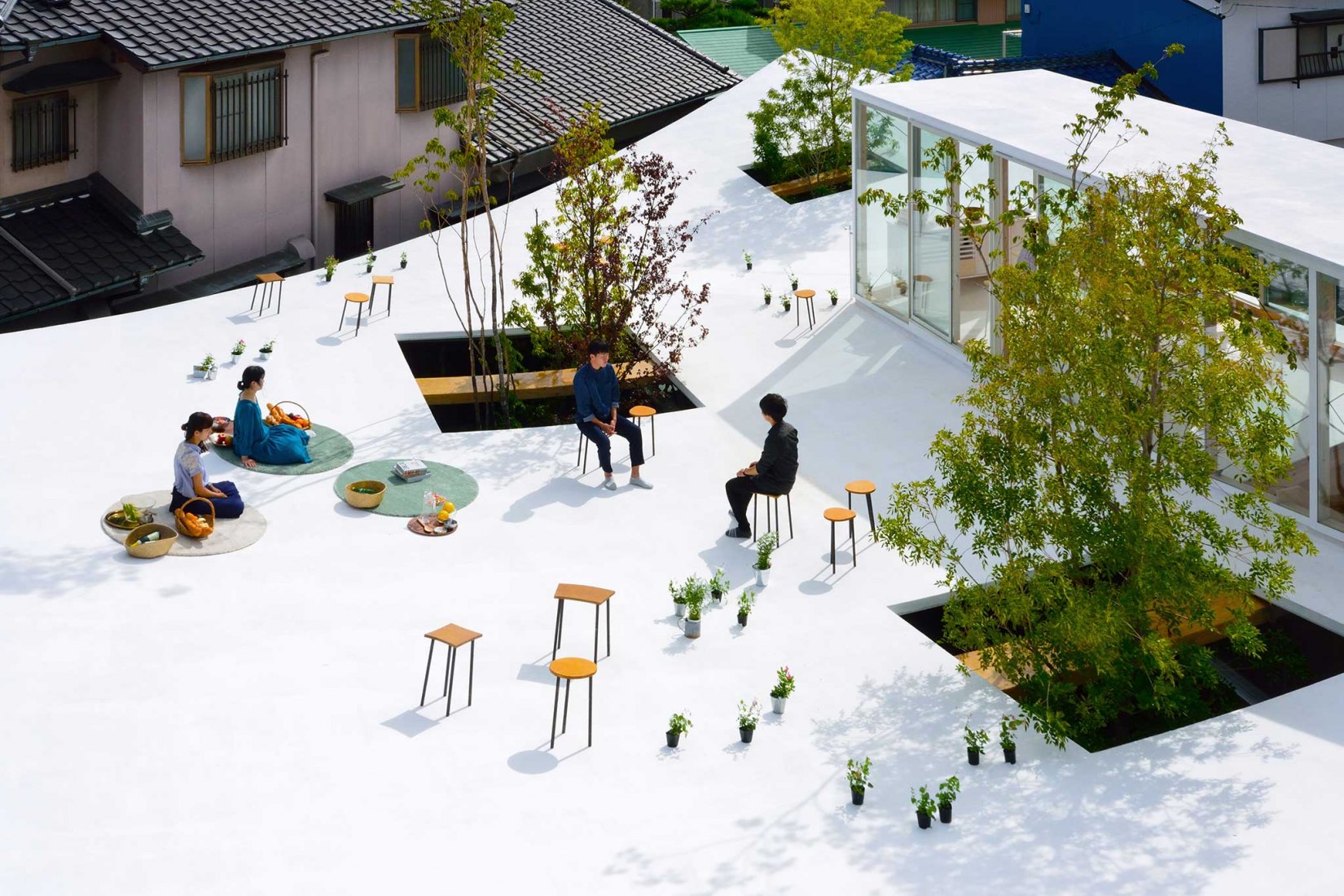 Office in Sanno by Studio Velocity. Photograph courtesy by Studio Velocity