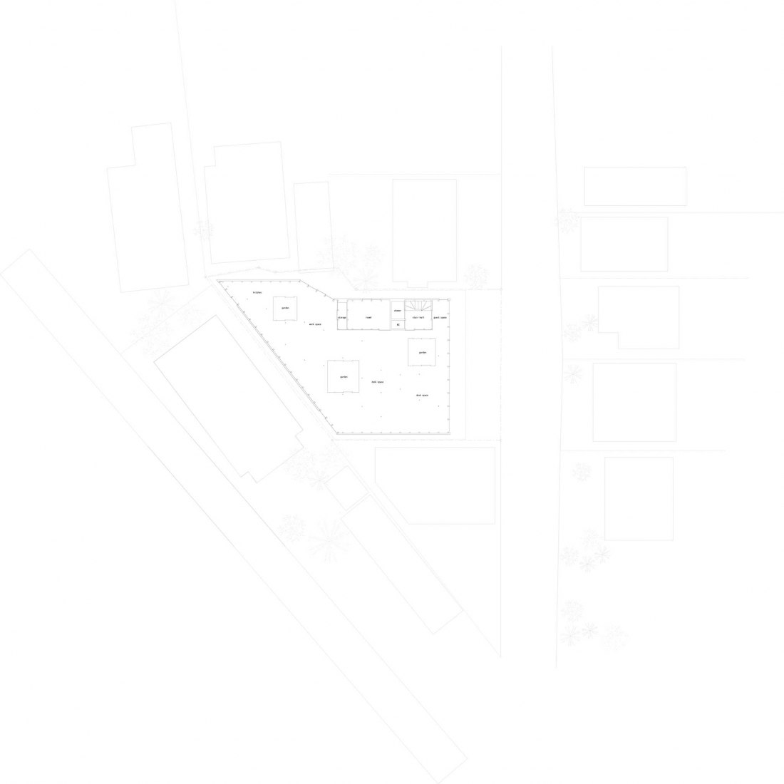 Ground floor. Office in Sanno by Studio Velocity