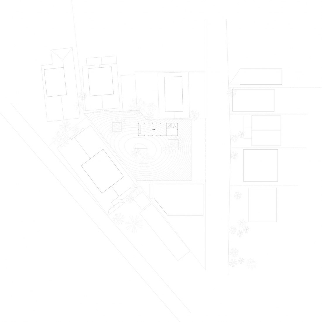 Roof floor. Office in Sanno by Studio Velocity