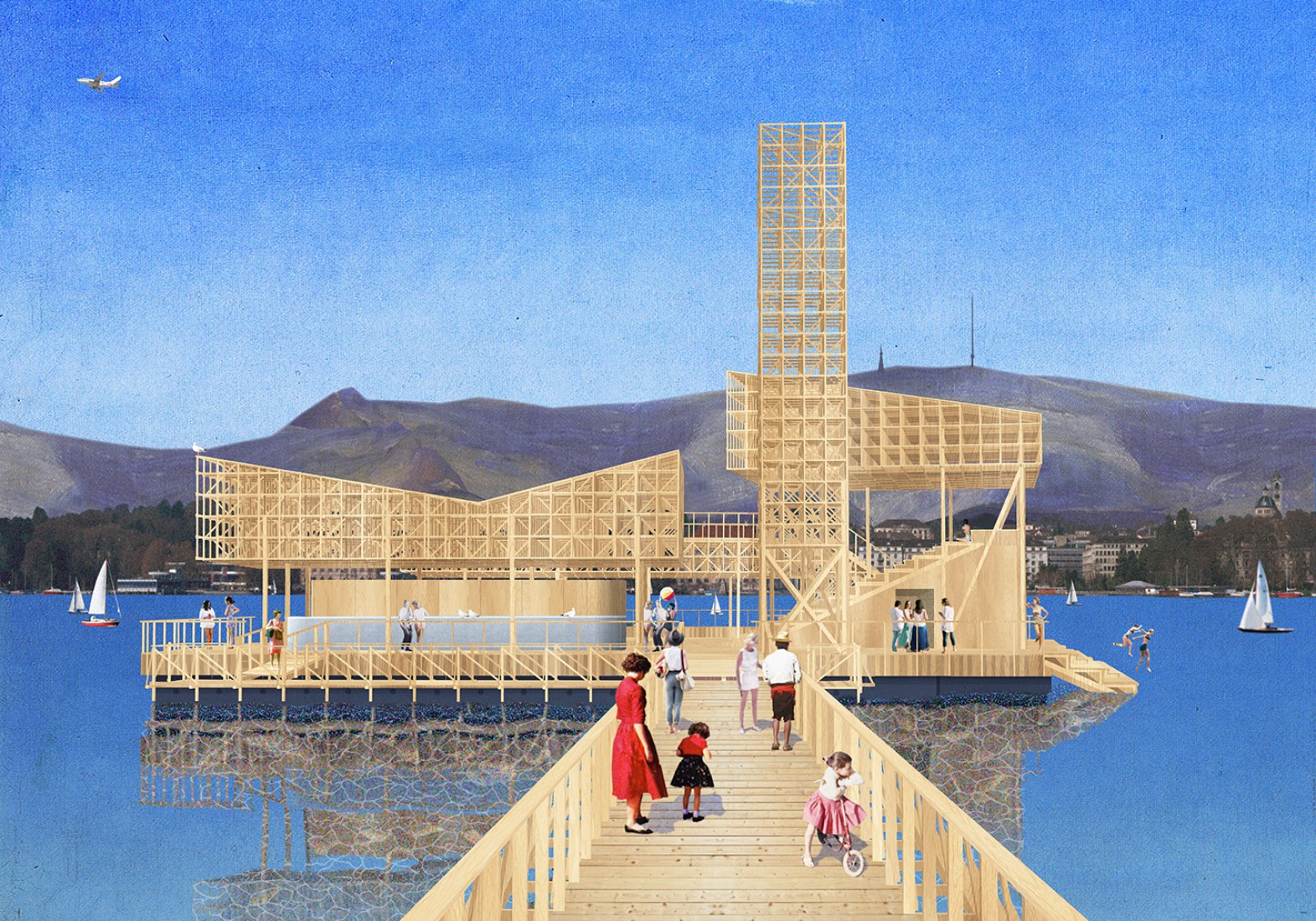 Visalización del Pabellón de Reflejos para Manifesta 11 por Studio Tom Emerson.