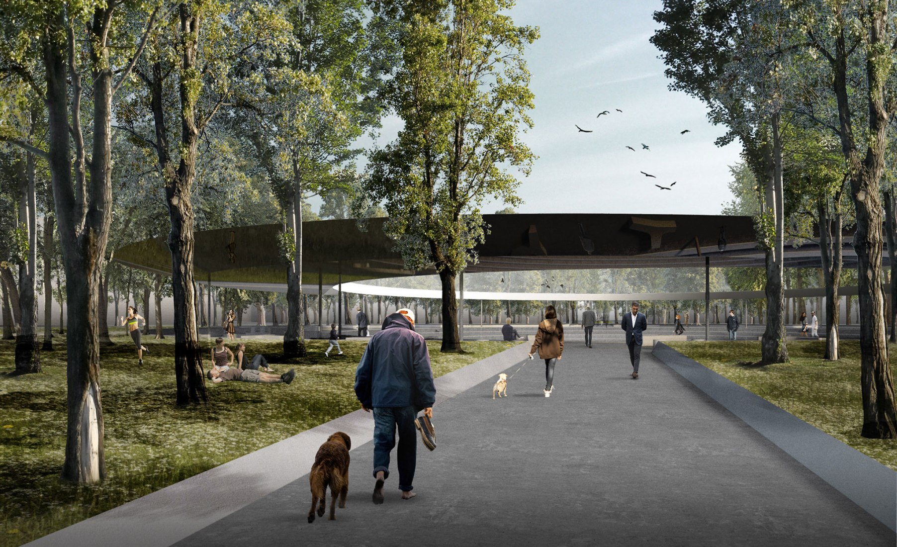 Rendering. The ring by Superspace. Courtesy of Superspace