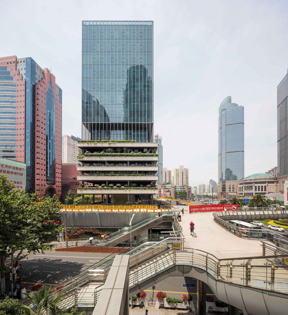 T20 in Xujiahui by Jacques Ferrier Architecture and Sensual City Studio. Photograph by Luc Boegly.