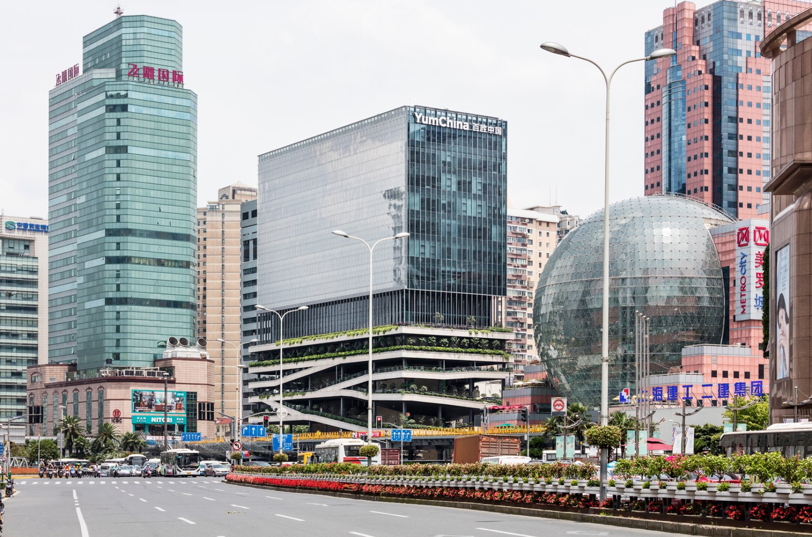 T20 in Xujiahui by Jacques Ferrier Architecture and Sensual City Studio. Photograph by Luc Boegly.