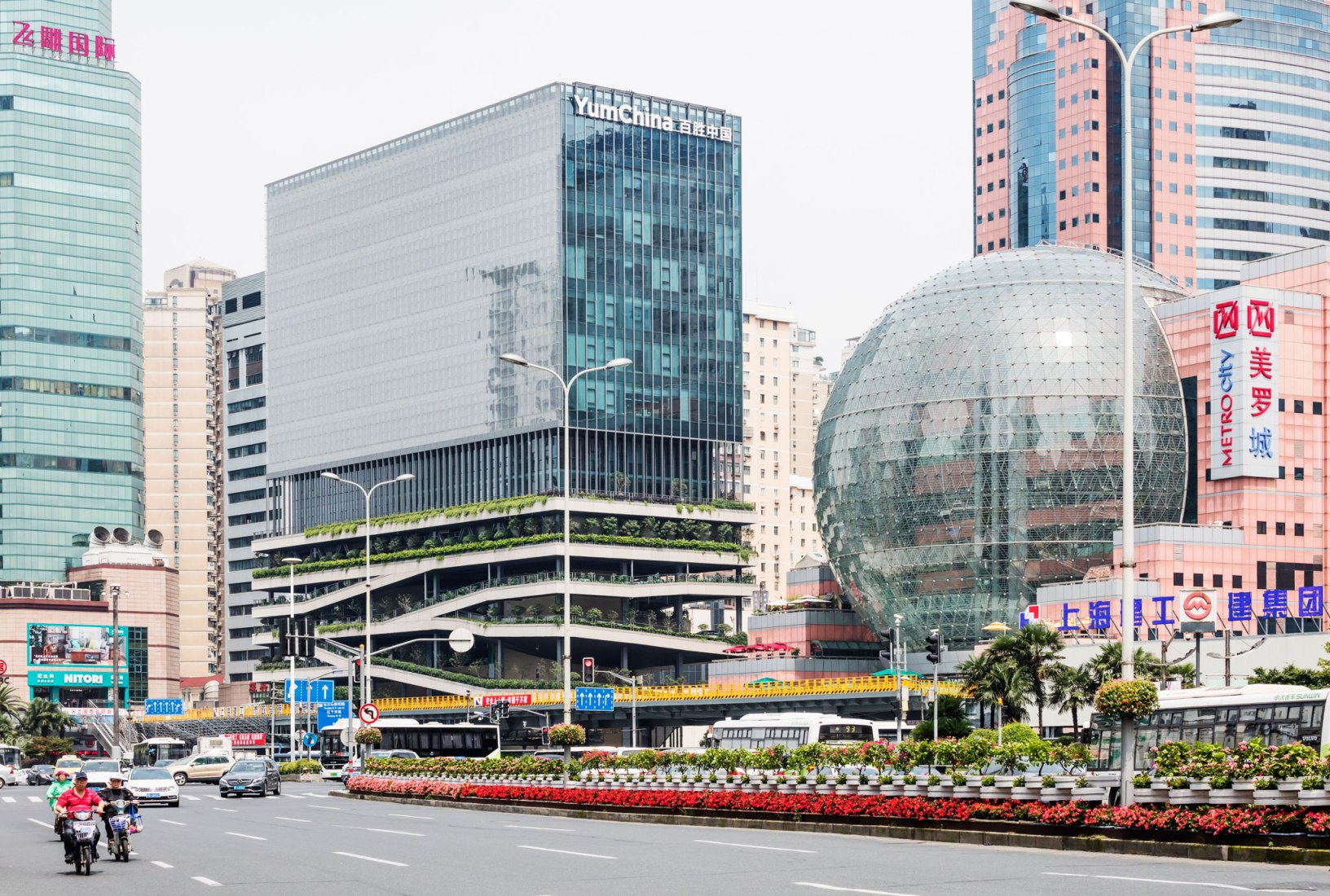 T20 in Xujiahui by Jacques Ferrier Architecture and Sensual City Studio. Photograph by Luc Boegly.