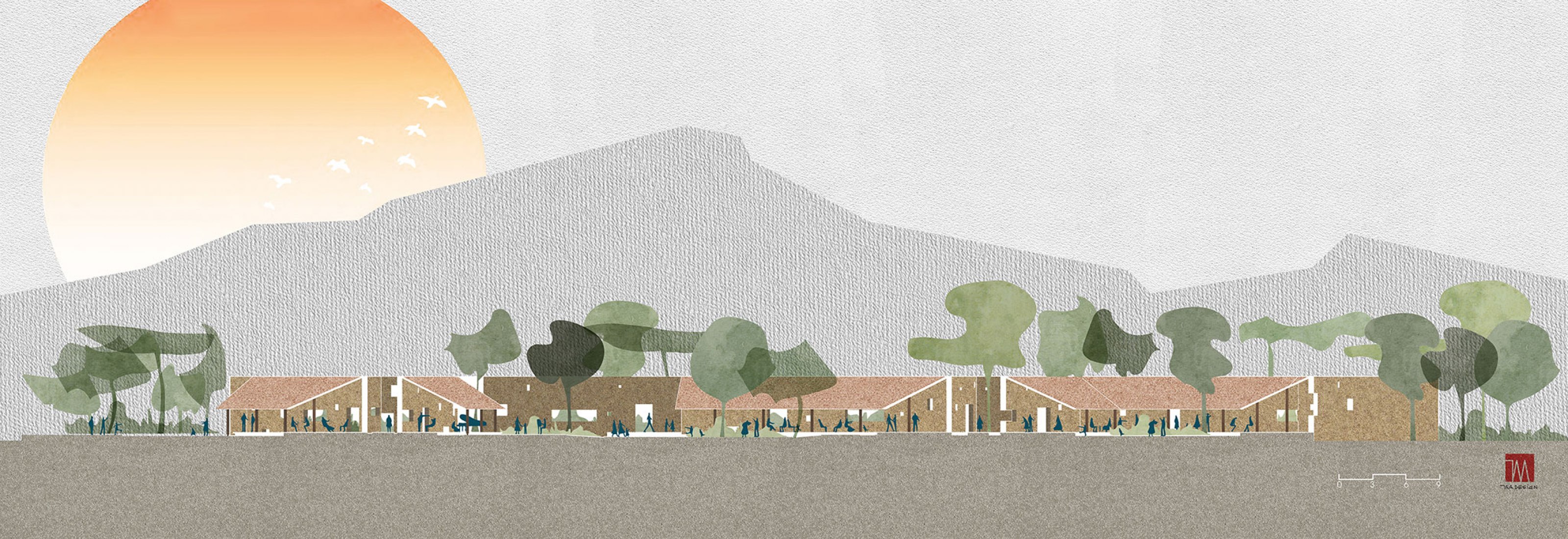Section. Phu My Garden by TAA Design