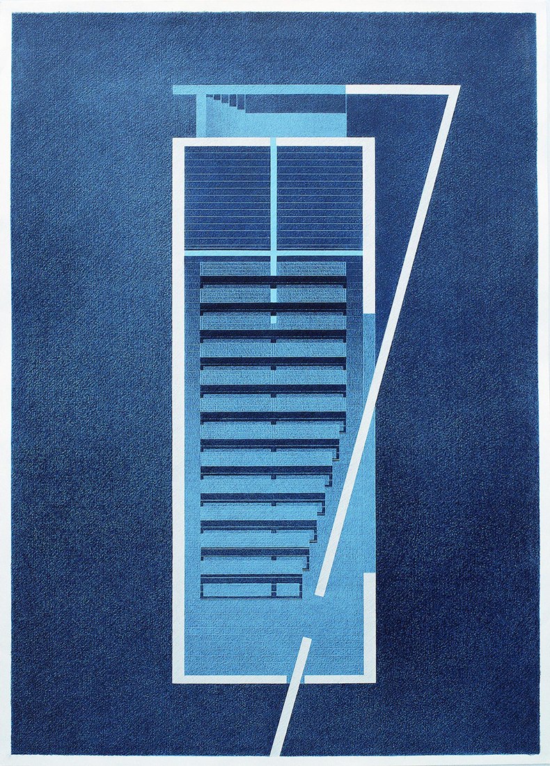 Dibujo de la Iglesia de la Luz, 1989. Fotografía de Tadao Ando Architect & Associates.