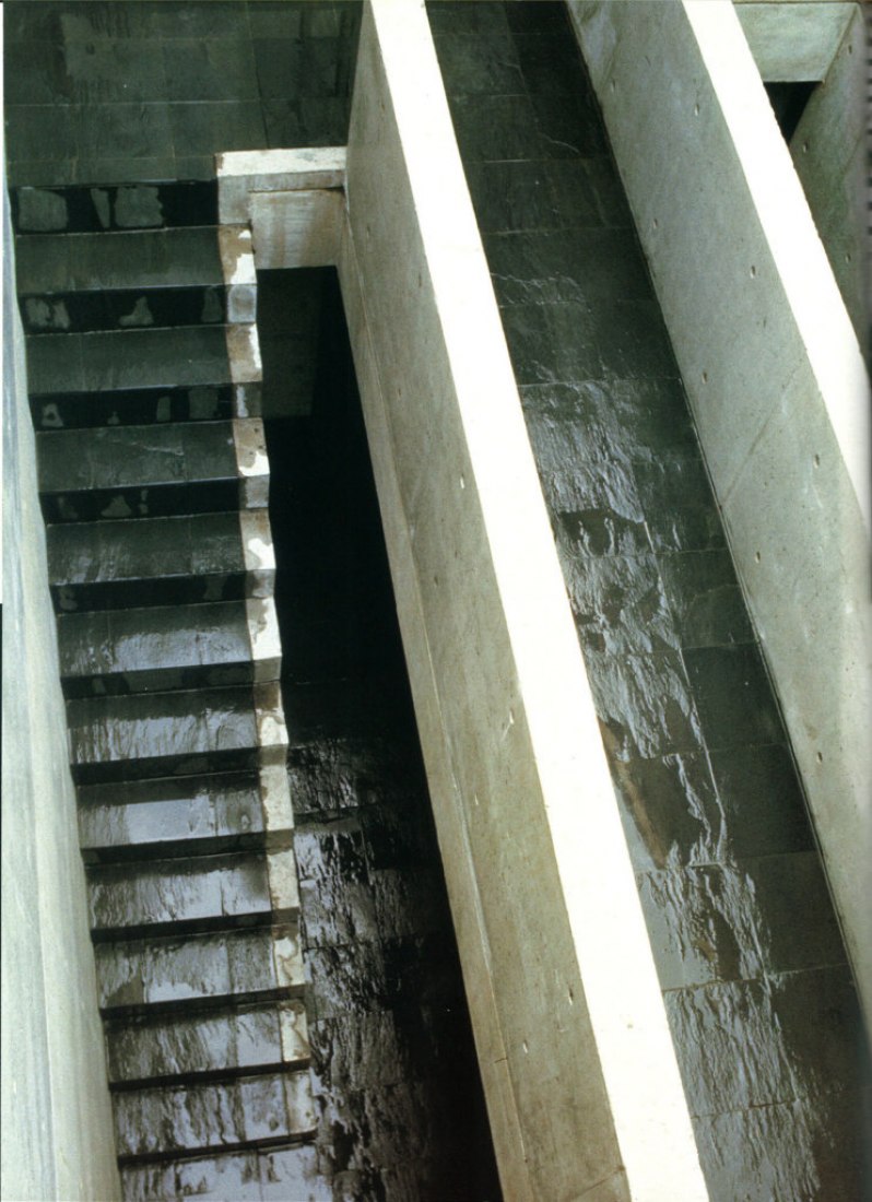 Azuma House by Tadao Ando. Photograph by Shinkenchiku-sha.